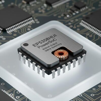 EP5358HUI puce de circuit intégré PowerSoC avec courant de sortie 600mA 5 MHz fréquence de commutation et inducteur intégré