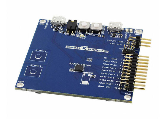 ATSAMD11-XPRO Solutions intégrées SAM D11 ARM Cortex-M0+ MCU 32 bits carte d'évaluation intégrée