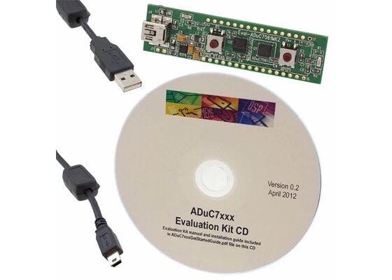 Carte d'évaluation EVAL-ADUC7061MKZ Embedded Solutions MiniKit MicroConverter ARM7 MCU 32 bits