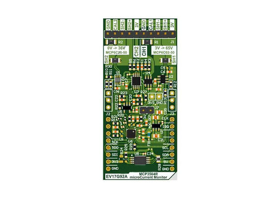 EV17G92A Embedded Solutions MCP3564R - Carte d'évaluation du moniteur de courant et de la gestion de l'alimentation