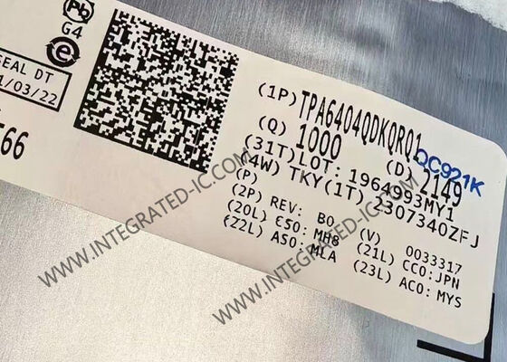 TPA6404QDKQRQ1 Integrated Circuit Chip 45W 4-Channel Automotive Grade Class-D Audio Amplificateur