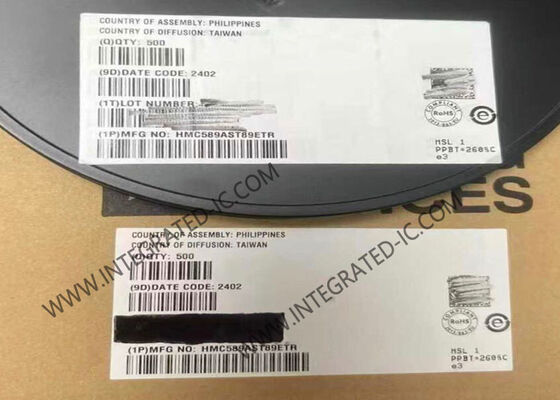 Puce de circuit intégré HMC589AST89E Amplificateur MMIC HBT InGaP avec gain de 21 dB et plage de fréquences DC à 4 GHz