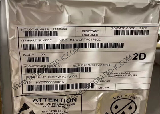 XCZU19EG-2FFVC1760E Réseau logique programmable (FPGA) avec 256 Ko de RAM, CAN 10 bits 200 kéch./s et débits de données de 6,0 Gbit/s