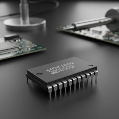 Transceiver RS-485 ADM2582EBRWZ avec circuit intégré, isolation 2500Vrms, débit de données 16 Mbps et protection ESD ±15 kV