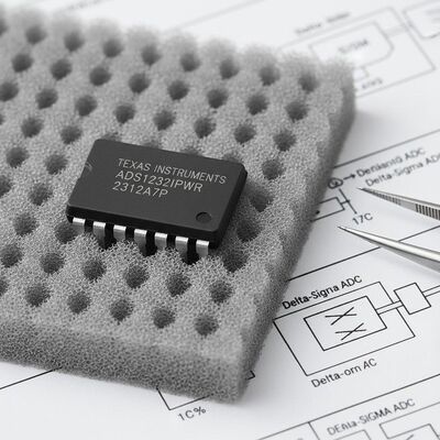 ADS1232IPWR puce de circuit intégré ADC à 2 canaux Delta-Sigma de 24 bits pour capteurs de pont