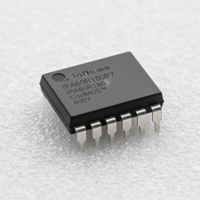 IPA60R180P7 CoolMOSTM Power MOSFET avec une tension de fuite de source de 600V, un courant de fuite continu de 18A et une résistance de fuite de source de 145mOhms
