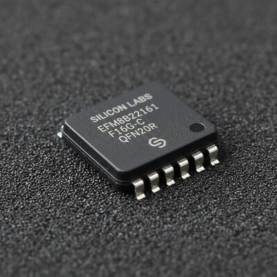 EFM8BB21F16G-C-QFN20R Microcontrôleur 8 bits 50MHz MCU avec cœur CIP-51 8051 dans un boîtier 20-QFN