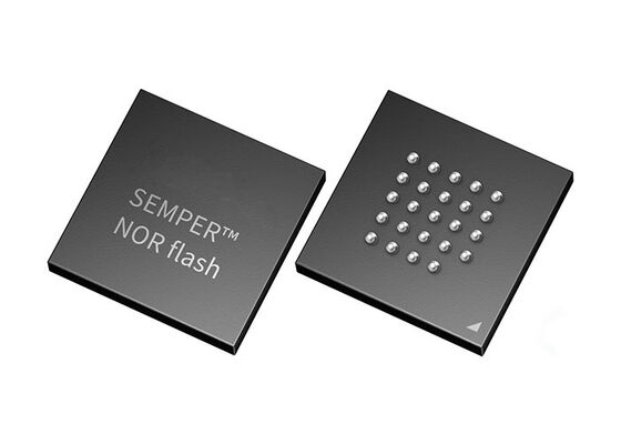 S28HL02GTFGBHI050 Puce IC de mémoire de 2,7 V à 3,6 V 2 Gb 266 MByte/s SEMPERTM NOR Mémoire flash