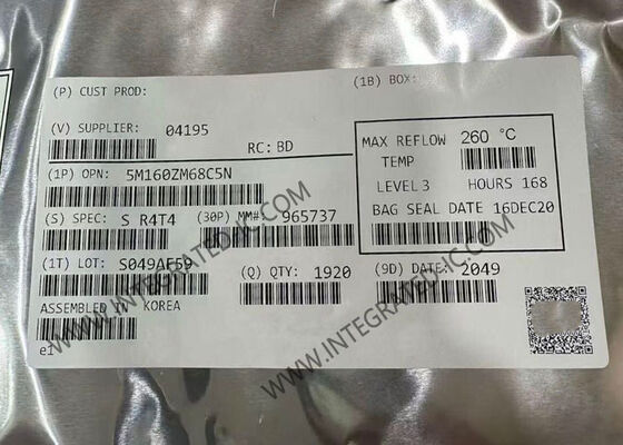 5M160ZM68C5N Réseau logique programmable sur site à faible consommation MAX V Périphériques logiques programmables complexes