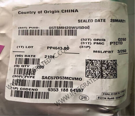 Microcontrôleur MCU SAC57D53MCVMO 1.2V à 1.32V Microcontrôleurs ARM Tri-Core 32 bits