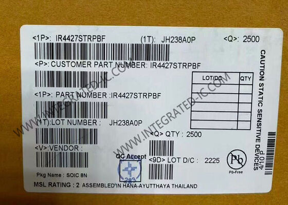 IR4427STRPBF Puce de circuit intégré 25V à double pilote de porte à faible vitesse IC SOIC-8