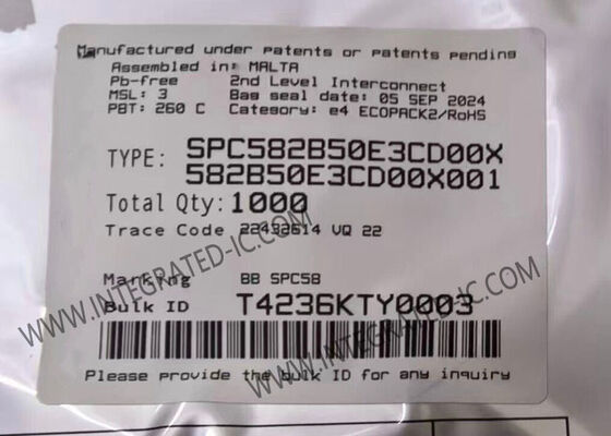 Microcontrôleur SPC582B50E3CD00X MCU Microcontrôleur Monocœur 32 bits Flash 512 Ko MCU