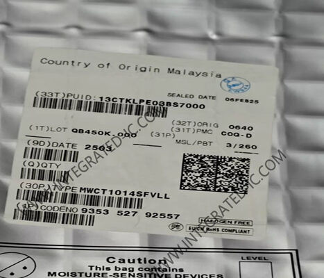 Puce de circuit intégré MWCT1014SFVLL 15WAT AUTOSAR Transmetteur IC de recharge sans fil dans le paquet LQFP-100