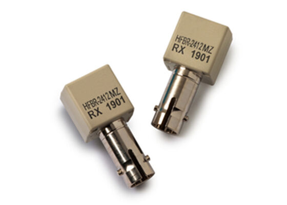Puce de Circuit intégré de récepteur optique HFBR-2412MZ, avec débit de données de 5 mo pour les Applications industrielles et Port ST métallique
