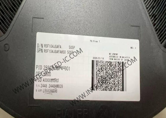 R5F104JGAFA Microcontrôleur à 16 bits MCU RL78/G14 Série 32MHz Pour le contrôle du moteur