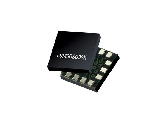 Module inertiel LSM6DSO32X iNEMO 6 axes avec accéléromètre 32g et cœur d'apprentissage automatique embarqué pour applications basse consommation