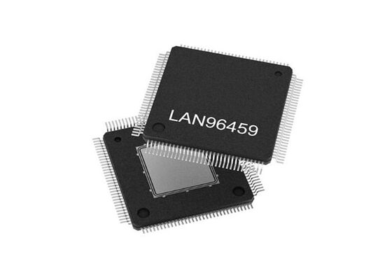LAN96459FT-I/8MW IC Ethernet, commutateur Ethernet 9 ports avec PHYs 10/100/1000BASE-T intégrés