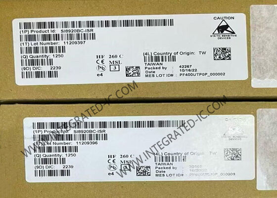 SI8920BC-ISR IC d'amplificateur galvaniquement isolé avec entrée différentielle basse tension pour la mesure du shunt de courant