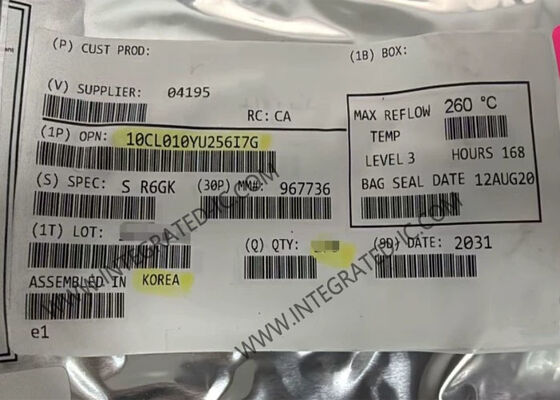 10CL010YU256I7G 1.2V Cyclone 10 LP Réseau Logique Programmable sur Site FPGA 256-LFBGA