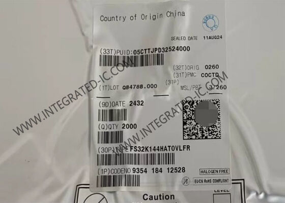 Microcontrôleur MCU FS32K144HAT0VLF 32 bits 80 MHz ARM Cortex-M4F Microcontrôleur IC 48-LQFP