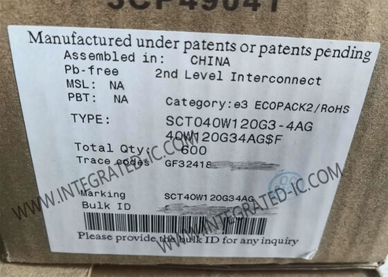 Puits de circuit intégré SCT040W120G3-4AG Transistor de puissance au carbure de silicium automobile