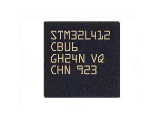 Microcontrôleurs de puissance faible de STM32L412CBU6TR IC STM32L412 jusqu'à l'éclair 128KB