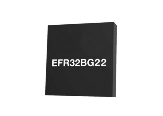 puce sans fil QFN40 de SoC BT 5,2 de gecko de 2Mbps BT IC EFR32BG22C224F512IM40-C