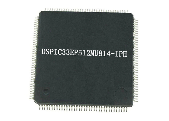 Contrôleurs de 16 bits de microcontrôleurs de DSPIC33EP512MU814-I/PH et de signal numérique avec USB ultra-rapide et l'analogue avancé