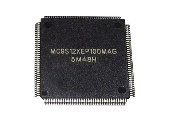 Le microcontrôleur LQFP144 de MC9S12XEP100MAG 16Bit a augmenté des caractéristiques d'intégrité de système