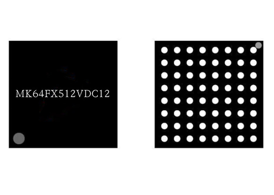 MK64FX512VDC12 le noyau à un noyau à 32 bits du bras M4 a basé K64-120 mégahertz microcontrôleur de 256 KBs