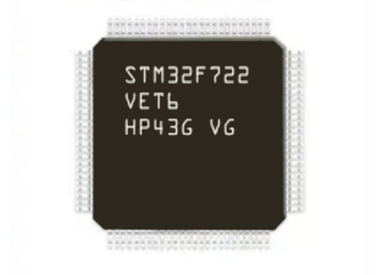 Performance à un noyau d'IC LQFP100 de microcontrôleurs de 32BIT STM32F722VET6 512KB haute