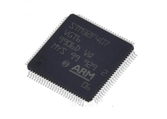 Microcontrôleur IC STM32F407VGT6 1 Moctet de la mémoire instantanée LQFP100 à un noyau