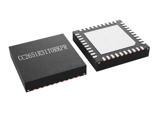Protocole simple 2.4GHz MCU sans fil du cortex M4 de bras de VQFN40 CC2651R31T0RKPR 32Bit