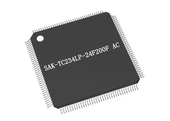 Paquet puissant à C.A. TQFP-144 d'IC SAK-TC234LP-24F200F de microcontrôleur de 1.5MB AURIX