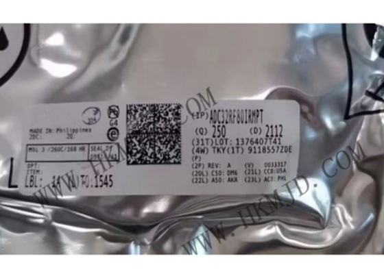 Les IC ébrèchent les dispositifs à canal double de récepteur et de retour des télécom 3-GSPS d'ADC32RF80IRMPT