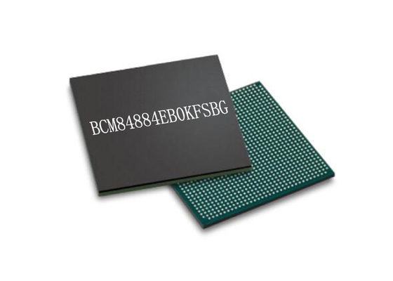 Puce de circuit intégré de paquet de l'émetteur-récepteur BGA de l'Ethernet CMOS du port BCM84884EB0KFSBG de quadruple