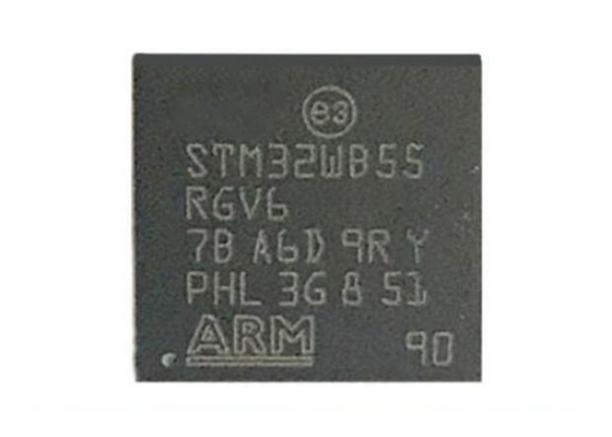 6dBm microcontrôleur MCU STM32WB55RGV6 68VFQFN Dual Core MCU sans fil multiprotocole