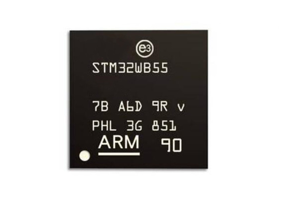 Microcontrôleur MCU 68VFQFN MCU sans fil multiprotocole de la puce STM32WB55RCV6 d'IC