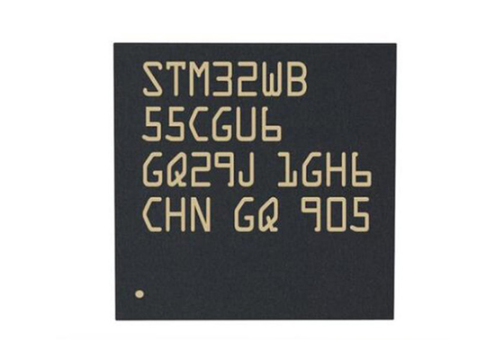 Cortex M4 MCU de bras de l'émetteur-récepteur IC 48UFQFN du microcontrôleur MCU STM32WB55CGU6 rf