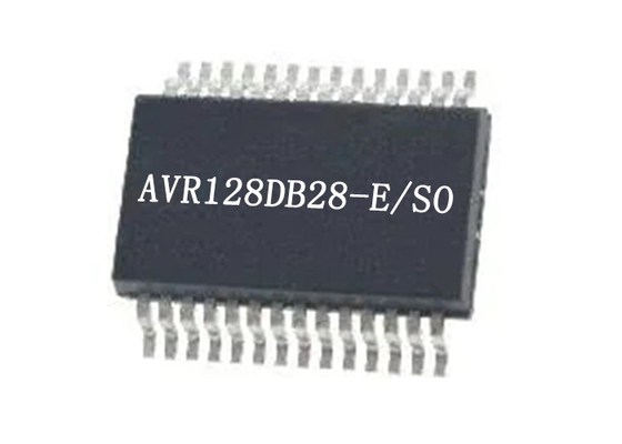 Microcontrôleurs à 8 bits de noyau du microcontrôleur MCU AVR128DB28-E/SO de puissance faible