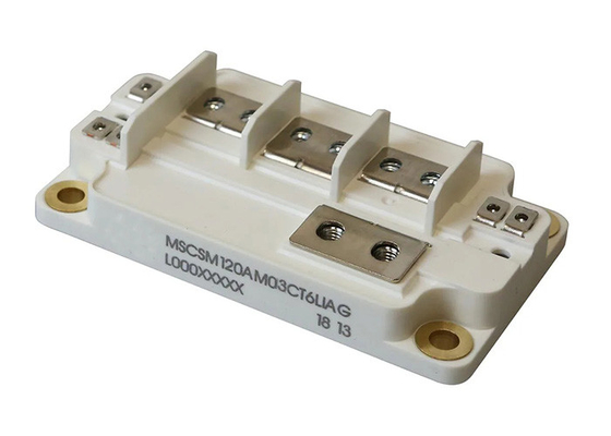 Transistors des véhicules à moteur de la rangée 1200V 805A de transistor MOSFET des modules MSCSM120AM03CT6LIAG d'IGBT