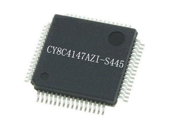 système programmable de la puce CY8C4147AZI-S445 du circuit intégré 48MHz sur la puce 64TQFP