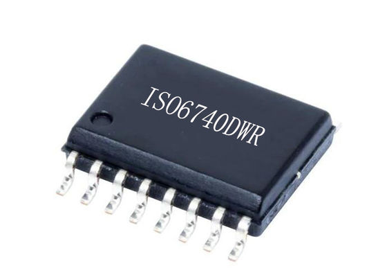 4 puce 16-SOIC de circuit intégré des isolants ISO6740DWR 50Mbps de Digital de la Manche