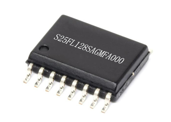 NI puce de circuit intégré d'IC S25FL128SAGMFA000 16-SOIC 128Mbit de mémoire instantanée