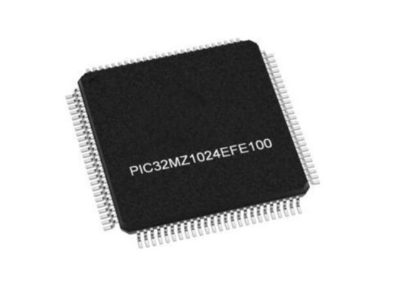 Microcontrôleur IC PIC32MZ1024EFE100-I/PT 32Bit MCU à un noyau 100-TQFP 200MHz