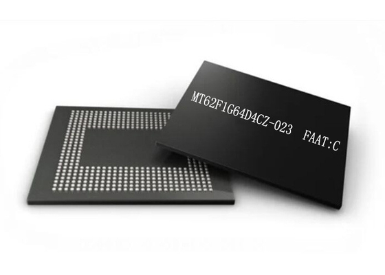 Puces de mémoire LPDDR5 mobiles de SDRAM MT62F1G64D4CZ-023 FAAT : Paquet de C 64Gbit TFBGA