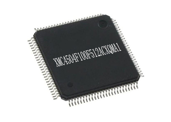 Microcontrôleur MCU 100-LQFP 32Bit du BRAS Cortex-M4 XMC4504F100F512ACXQMA1 à un noyau