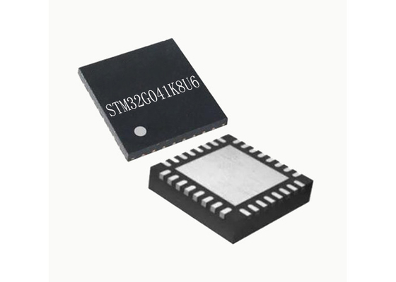 64MHz microcontrôleur IC 32-UFQFN du microcontrôleur MCU STM32G041K8U6 32Bit à un noyau