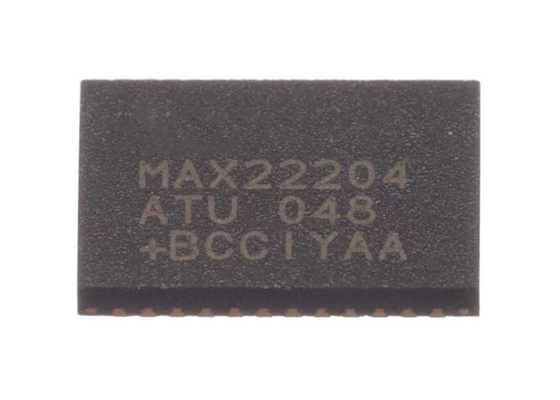 Pont du conducteur 38-WFQFN de moteur pas à pas de Chip MAX 22204ATU+ de circuit intégré demi