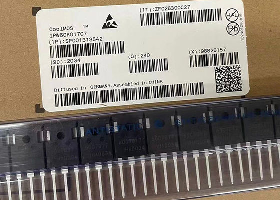 IPW60R017C7 Transistor MOSFET à canal N 600V avec courant de vidange continu de 109A et dissipation de puissance de 446W TO-247-3